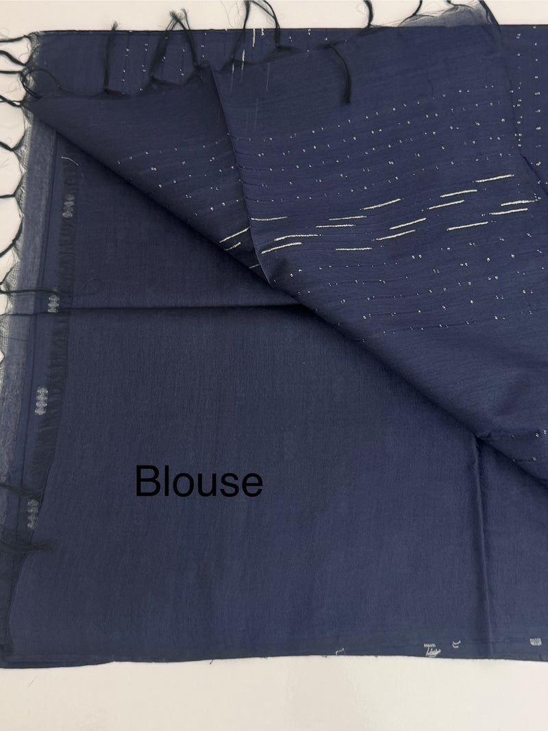 Semi tussar saree MS871