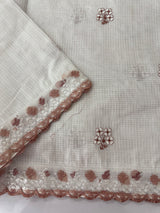 Kota cotton embriodery saree MS5645