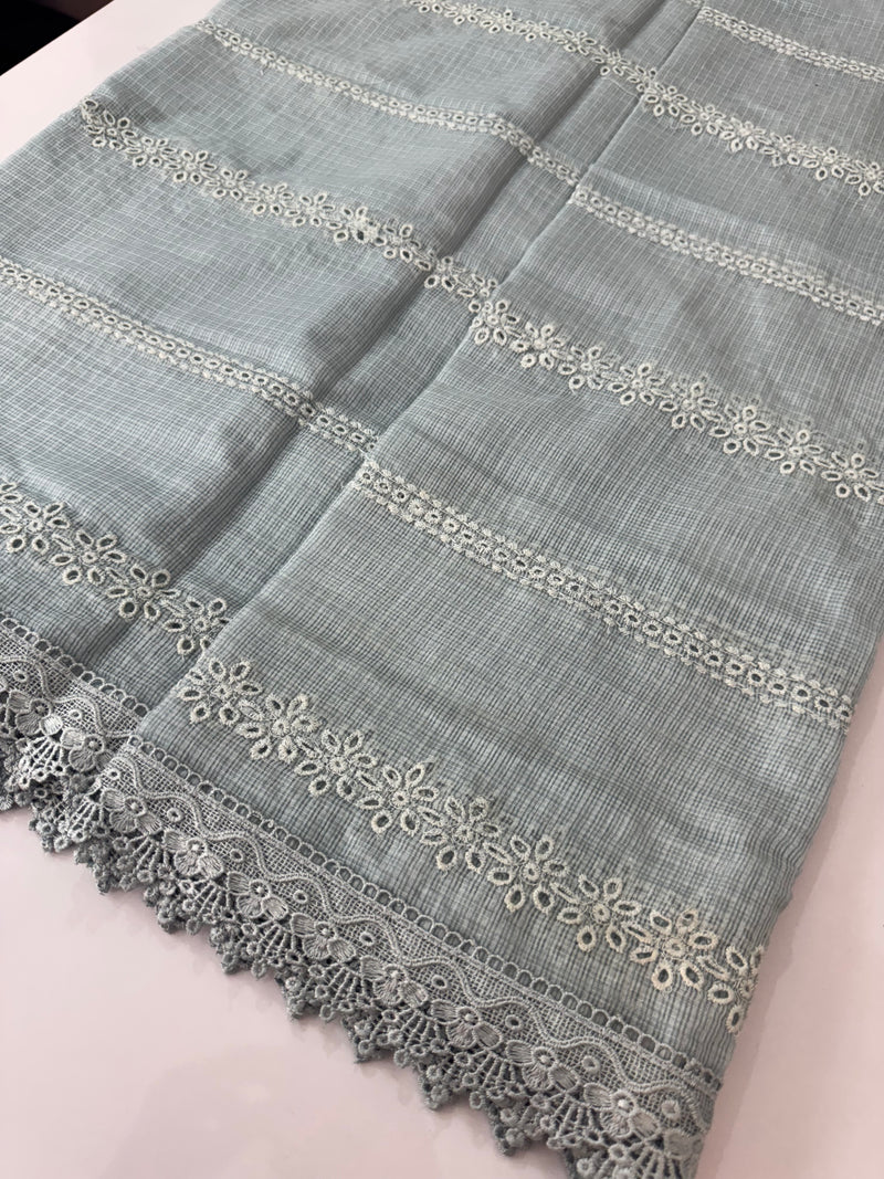 NetKota Hakoba saree with lace border MS6713