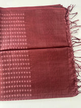 Bamboo tussar silk saree with thread work - MTSS456