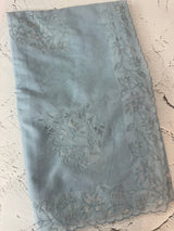 Mul chanderi saree with applique borders MSH112 - PowderBlue