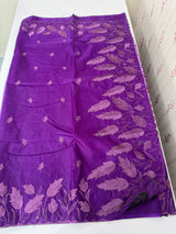 Semi Organza saree with thread work - MSH7654