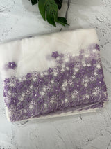Soft Organza saree with embroidery borders - MCW895