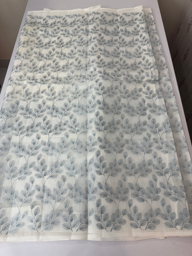 Kota cotton embriodery saree MS1490