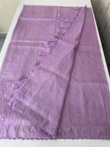 Fancy Chanderi silk saree with blouse MFC218