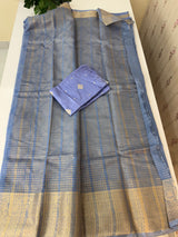 Semi silk saree with banarasi blouse MS2487