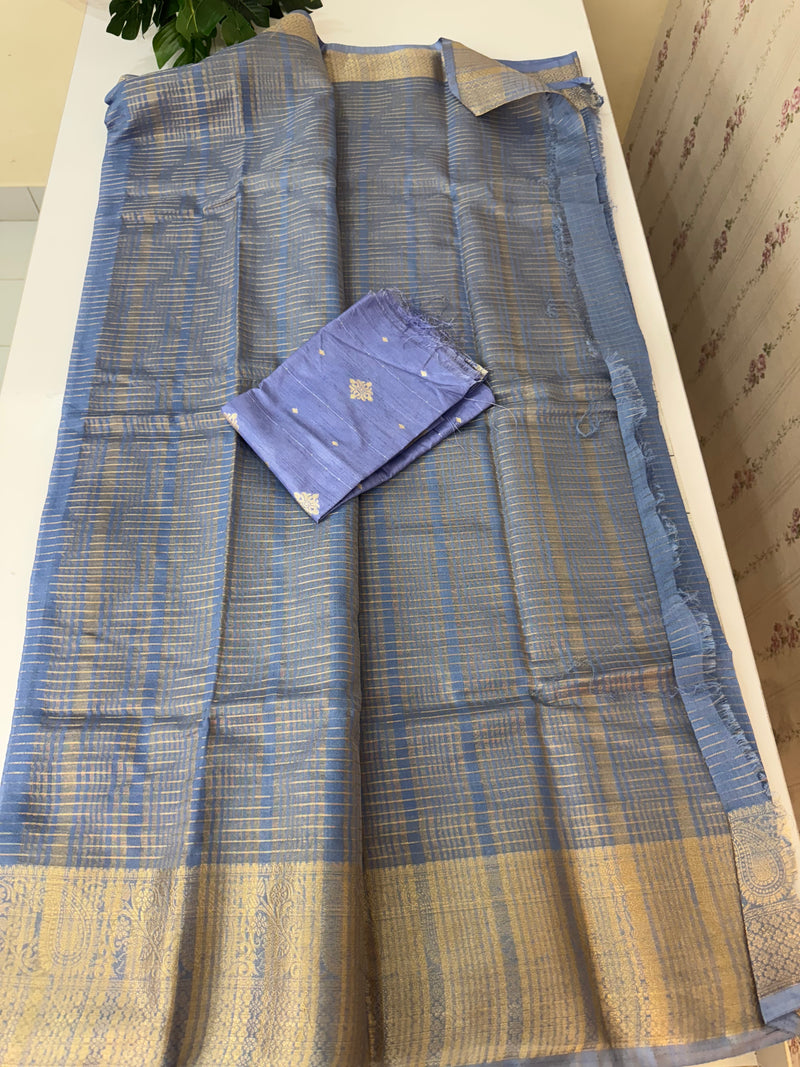 Semi silk saree with banarasi blouse MS2487