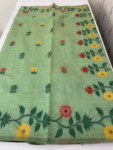 Jamdani silk Cotton Saree with thread work  MSJ787