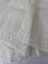 Tissue Organza saree MS14051 - Offwhite