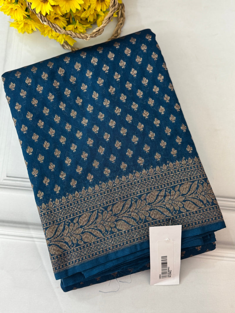Banarasi viscose Georgette saree MKGS612