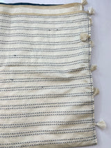 Blended tussar saree with kanta embriodery and appliqué work- MBTS99