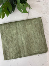 Blended tussar silk saree with embroidery- MSB8543- DuskyGreen