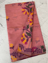 Jamdani silk Cotton Saree with thread work  MSJ787