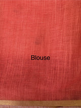 Ombre semi Linen Saree - MSL1514