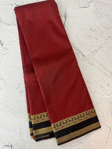 Semi Kanchi pattu saree with broacde blouse MBS7845
