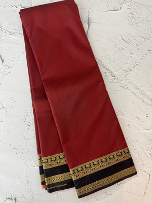 Semi Kanchi pattu saree with broacde blouse MBS7845