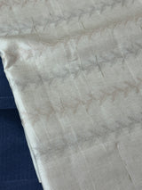 Blended tussar saree with embriodery - MS8665 Cream