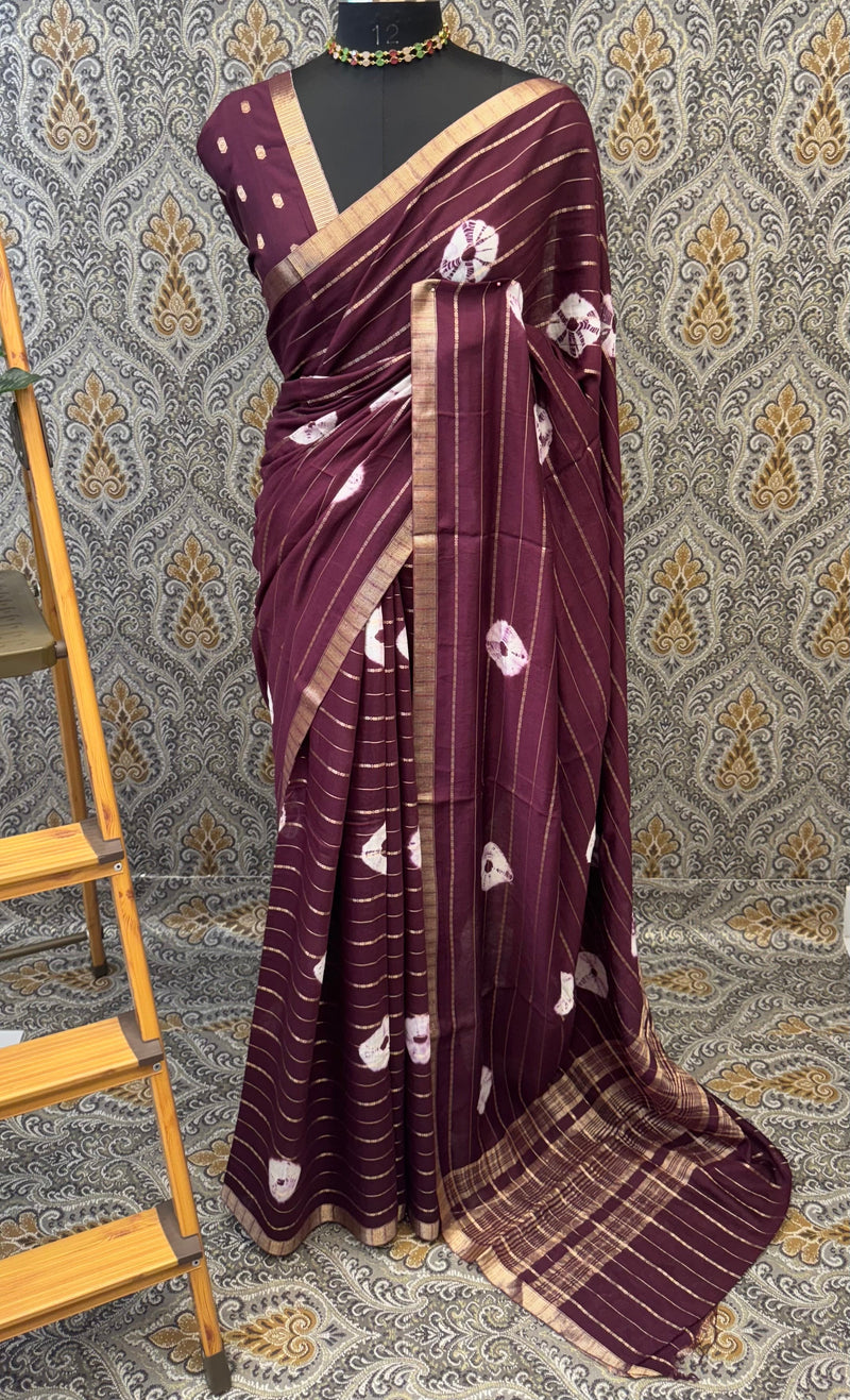 Banarasi weaving dola silk saree MS7611 DarkGreen