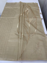 Tussar finish soft silk saree with thread work MTS955