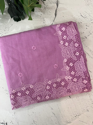 Soft Silky kota saree with cutwork borders  MSH132 (2) OnionPink
