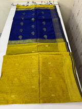 Maheshwari silk saree with zari weaving MMJ764