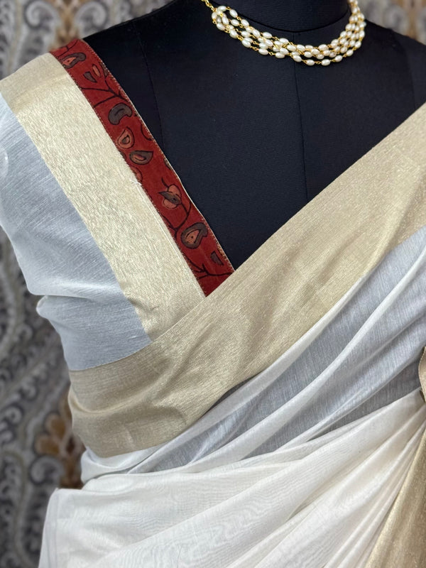 Soft Chanderi viscose silk saree MS1802
