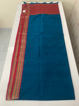 Jute tussar silk saree with contrast borders MJL655