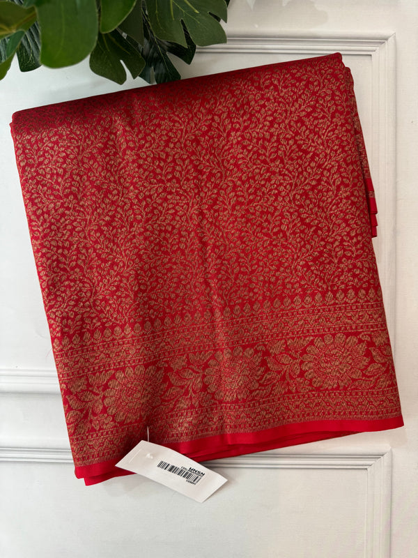 Banarasi semi katan saree SHKNSNM - RED