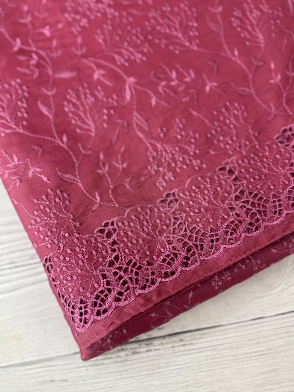 Cutwork Blended tussar saree with thread work MTS9078