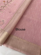 Tissue silk saree MS8190 - Pink