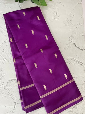 Soft Gachi silk saree with zari weaving MGH76