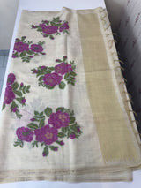 Jamdani silk Cotton Saree MS12553