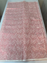 Kota cotton silk embriodery saree MS1455- Pastel PeachPink