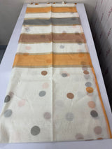 Semi chanderi saree with multi color polka dots- MSF334