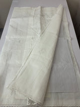 NetKota Applique work saree   -MSH998 White