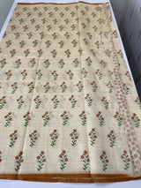 Printed Art silk saree with blouse MAS6966
