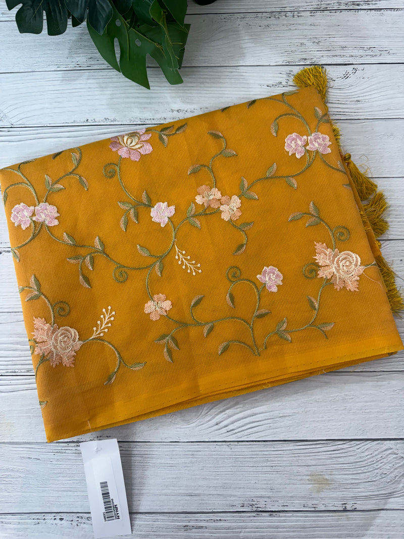 Kota Supernet embriodery saree SHSNYNM
