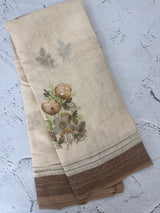 Semi linen saree with blouse MLS8765 (3)