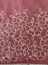 Georgette saree with embroidery work MSG456
