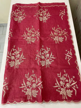 Silky kota thread work saree  MS16550
