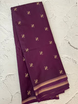 Soft Gachi silk saree with zari weaving MGH76