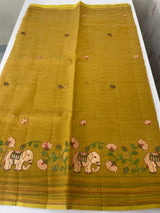 Cotton silk Saree with embroidery MSJ7666