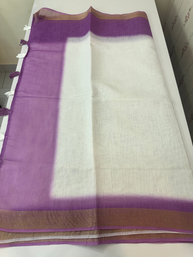 Ombre semi Linen Saree SRTS30
