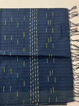 Blended tussar saree with thread work MTS5444