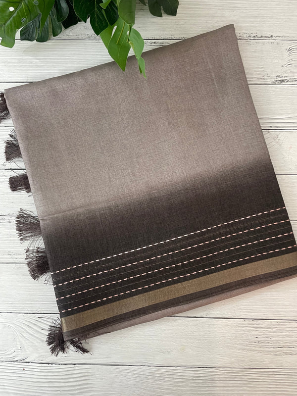 Soft Semi silk saree with thread work MSR698