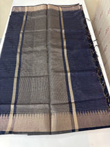 Semi silk sarees with temple border  MTS890