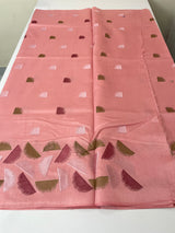 Semi silk saree MS67449- PeachPink