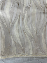 Semi organza saree with thread work - MSH910 Offwhite