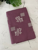 Butter silk saree with embroidery MTS569