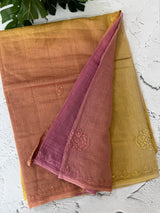 Pure Mul chanderi saree with hand chikankari work - MSM511 (6)